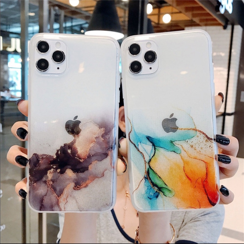 Clear and Purple iPhone XR Case
